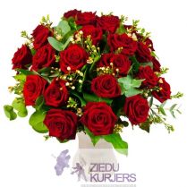 Sarkanu rožu pušķis: Букет красных роз. шт. 60.00 €