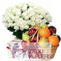 Svētku pušķis nr 18: Букет для праздника нр 18: Flower bouquet 18. gab. 265.00 €